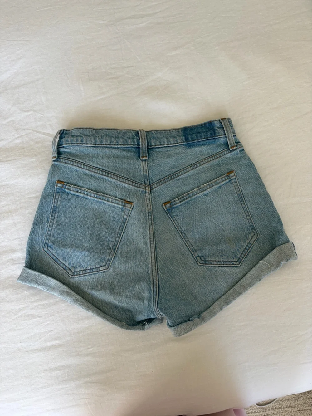 Abercrombie & Fitch Light Blue Denim Shorts